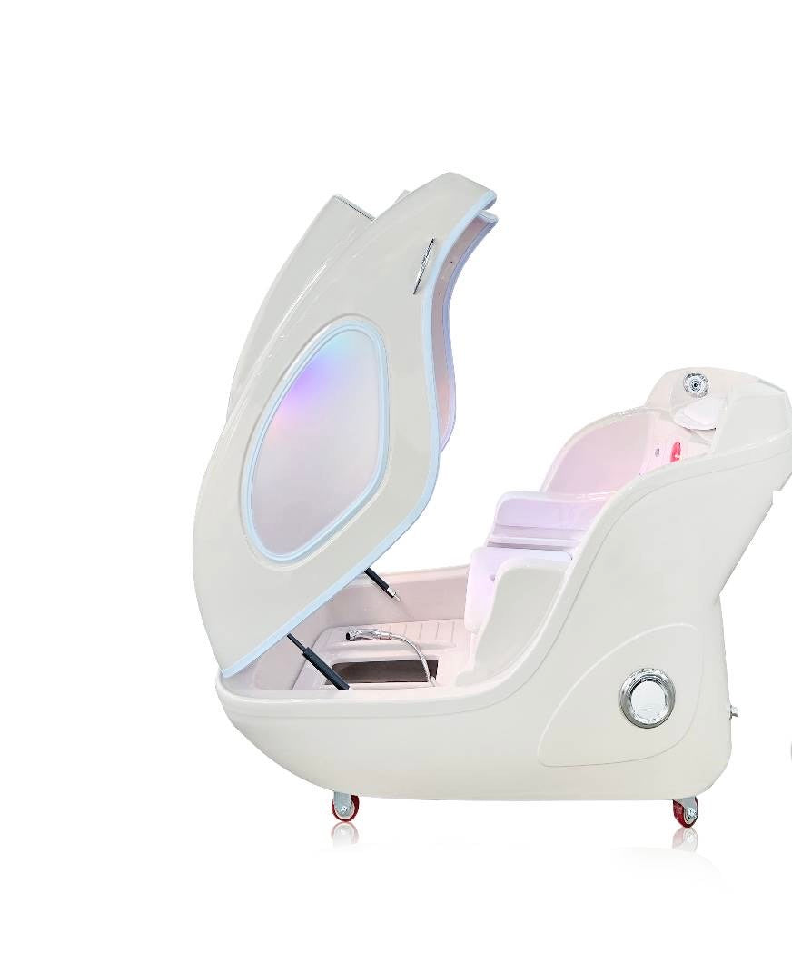 AuraO₃ Ascension Therapy Capsule — Ozone • Steam • Infrared • Oxygen