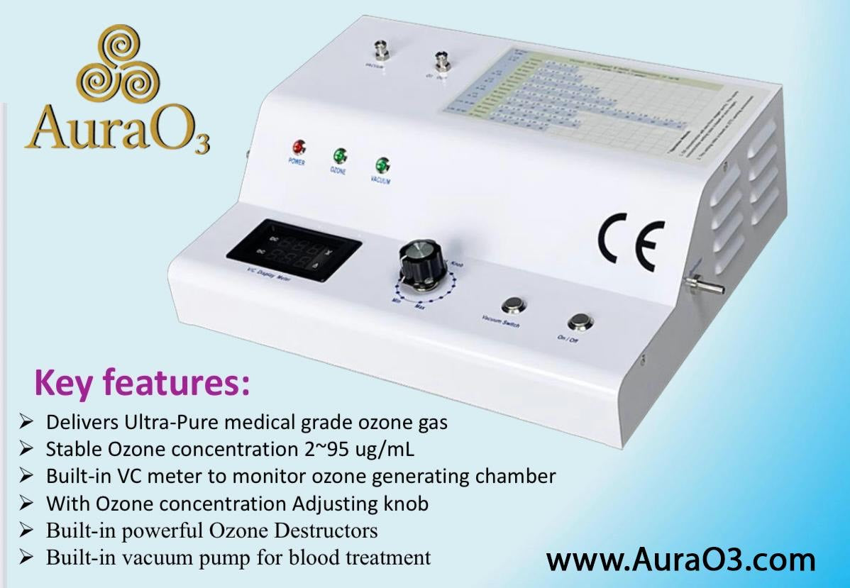 AURA O₃ — Ascension Steam Capsule™ Complete Therapy System (Ozone + Steam + 10L Oxygen)